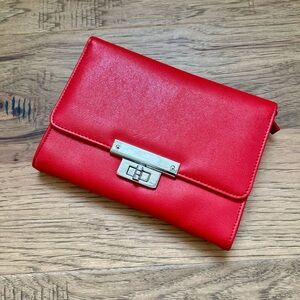 White House Back Market Red Clutch Purse Pocketbook